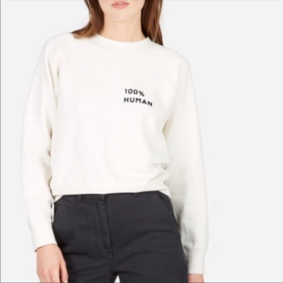 Everlane Tops - Everlane 100% HUMAN French Terry Sweatshirt Unisex